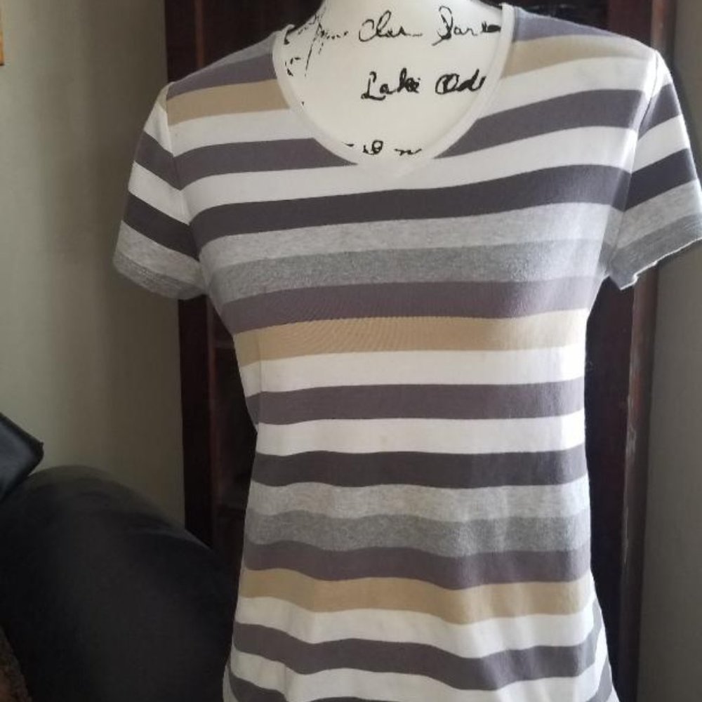 Croft and Barrow striped short sleeved tee